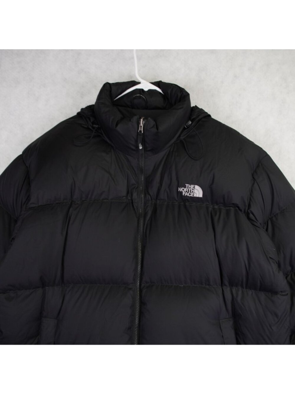 The North Face Mens Nuptse Black 700 Goose Fill Down Puffer Jacket Size XXL 2XL - Picture 4 of 16